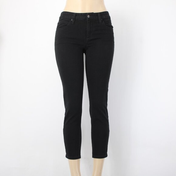 Joes Jeans The Audrey Sz 25 x 25 Black Denim Retro Ankle Pockets Cotton Jeans - Picture 3 of 16